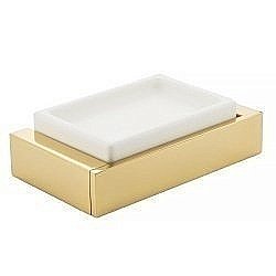 Мыльница Migliore Kvant 30233 белая керамика/золото купить в интернет-магазине сантехники Sanbest