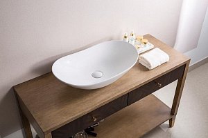 Раковина накладная BelBagno BB1404 60.5 белая купить в интернет-магазине Sanbest