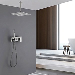 Душевая система ABBER Daheim AF8221SP сатин купить в интернет-магазине сантехники Sanbest