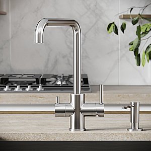 Смеситель для кухни Sancos Vela SC4013BN брашированный никель купить в интернет-магазине сантехники Sanbest