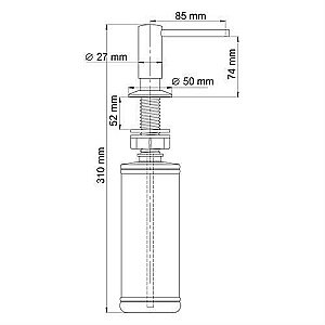 Диспенсер WasserKRAFT K-1499 купить в интернет-магазине сантехники Sanbest