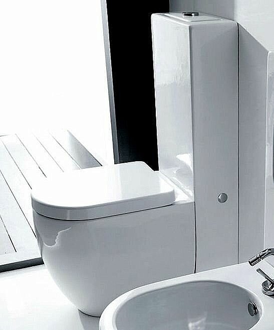 Унитаз напольный Kerasan Flo 3116 с бачком 2481K1 Белый купить в интернет-магазине Sanbest