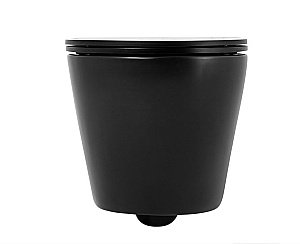 Унитаз подвесной BelBagno COLORATO BB062 безободковый, черный матовый купить в интернет-магазине Sanbest