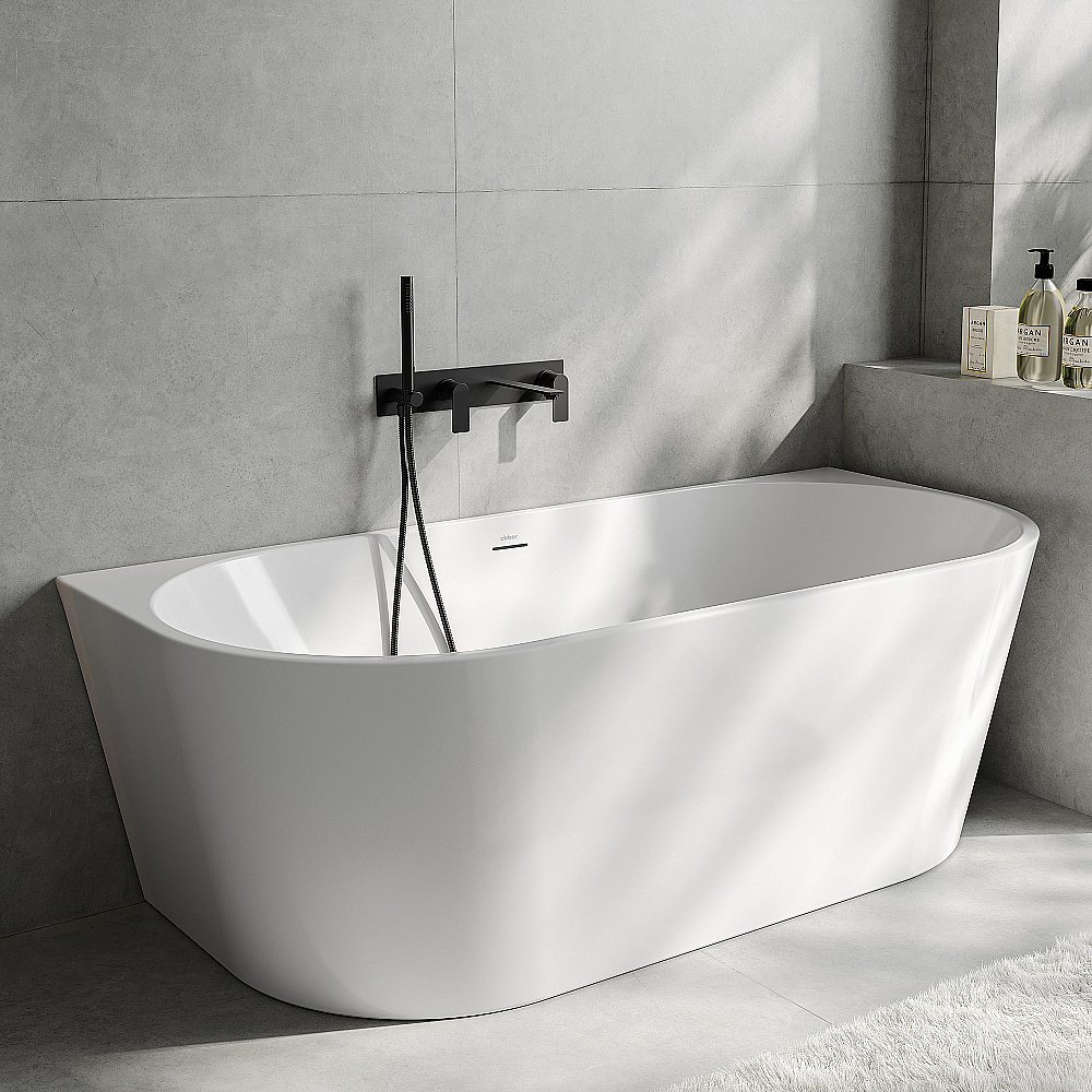 Ванна акриловая Abber 180х80 AB9503-1.8 белая купить в интернет-магазине Sanbest