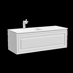 Тумба для раковины Sancos Very VR120LW 120 левая Bianco купить в интернет-магазине сантехники Sanbest