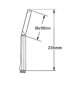 Душевая лейка Agger Fresh AHS04 хром купить в интернет-магазине сантехники Sanbest