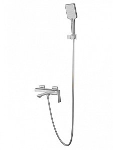 Смеситель для ванны с душем WONZON & WOGHAND DIAMOND, Брашированный никель (WW-88639011-BN) купить в интернет-магазине сантехники Sanbest