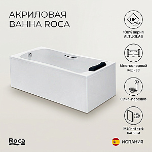 Ванна Roca BeCool ZRU9302852 170x80 купить в интернет-магазине Sanbest