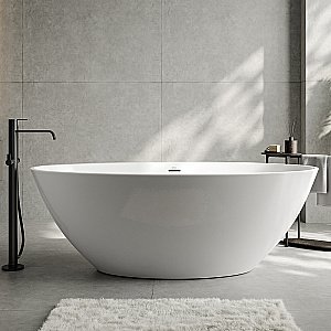 Ванна акриловая Abber 165х90 AB9249-1.6 белая купить в интернет-магазине Sanbest