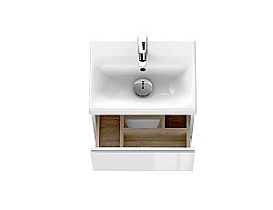 Мебель для ванной Cersanit Moduo Slim 50 белая для ванной в интернет-магазине Sanbest