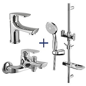 Набор смесителей Lemark Plus Shape LM1780C хром купить в интернет-магазине сантехники Sanbest