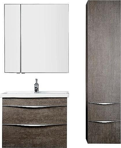 Пенал Aquanet Эвора 39 дуб антик для ванной в интернет-магазине сантехники Sanbest