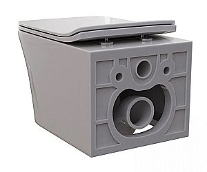 Унитаз Caprigo Modern Jewel J-1103 безободковый, с крышкой микролифт, белый купить в интернет-магазине Sanbest