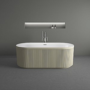 Ванна акриловая Vincea VBT-709-1700MG 170x80 матовый бежевый/белый купить в интернет-магазине Sanbest