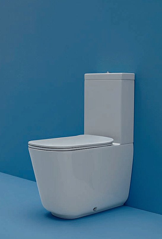 Унитаз напольный Kerasan Tribeca 5117 с бачком 3781 Белый купить в интернет-магазине Sanbest