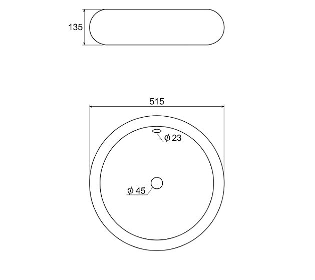 Раковина Elghansa 51,5 EG4165-126 белая с декором купить в интернет-магазине Sanbest