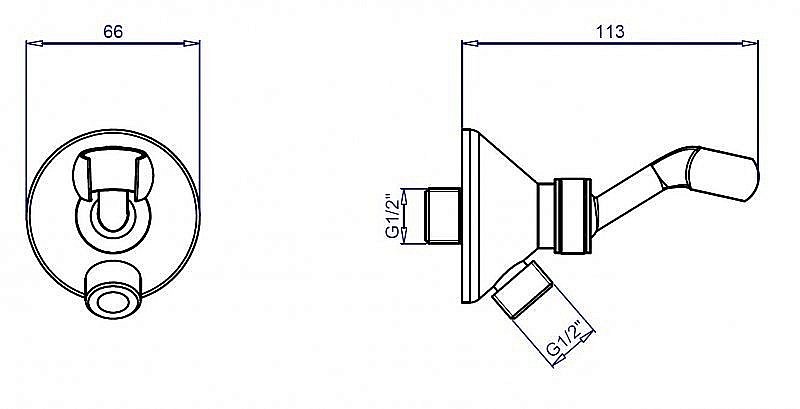 Штуцер Cezares CZR-U-AI-C-03/24 купить в интернет-магазине сантехники Sanbest