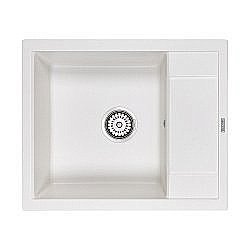 Мойка кухонная Paulmark Optimum PM216050-WH белый купить в интернет-магазине сантехники Sanbest