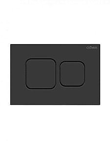 Кнопка для инсталляции Cezares PN2-BTN-NOP черная матовая купить в интернет-магазине сантехники Sanbest