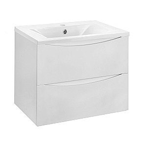 Тумба с раковиной Vincea Mia VMC-2MA600 60 белая для ванной в интернет-магазине Sanbest