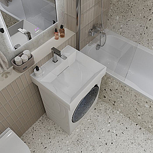 Раковина Grossman Luxor 60 11.R01.60.000 белая купить в интернет-магазине Sanbest