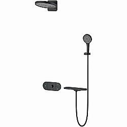 Душевая система Vincea Futura VSFW-2F12TMB черная матовая купить в интернет-магазине сантехники Sanbest