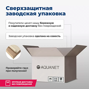 Раковина Aquanet Moon-1-MB 41,5 245827 черная матовая купить в интернет-магазине Sanbest