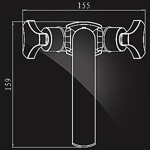 Смеситель для раковины Elghansa NEW WAVE DELTA 1907593 купить в интернет-магазине сантехники Sanbest