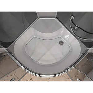 Душевая кабина Erlit ER3509TP-C2-RUS 90х90 стекло тонированное/профиль сатин купить в интернет-магазине Sanbest