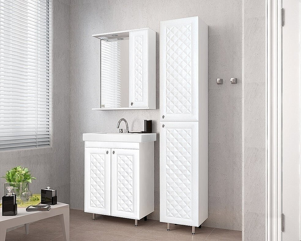 Тумба с раковиной Style Line Канна 60 для ванной в интернет-магазине Sanbest