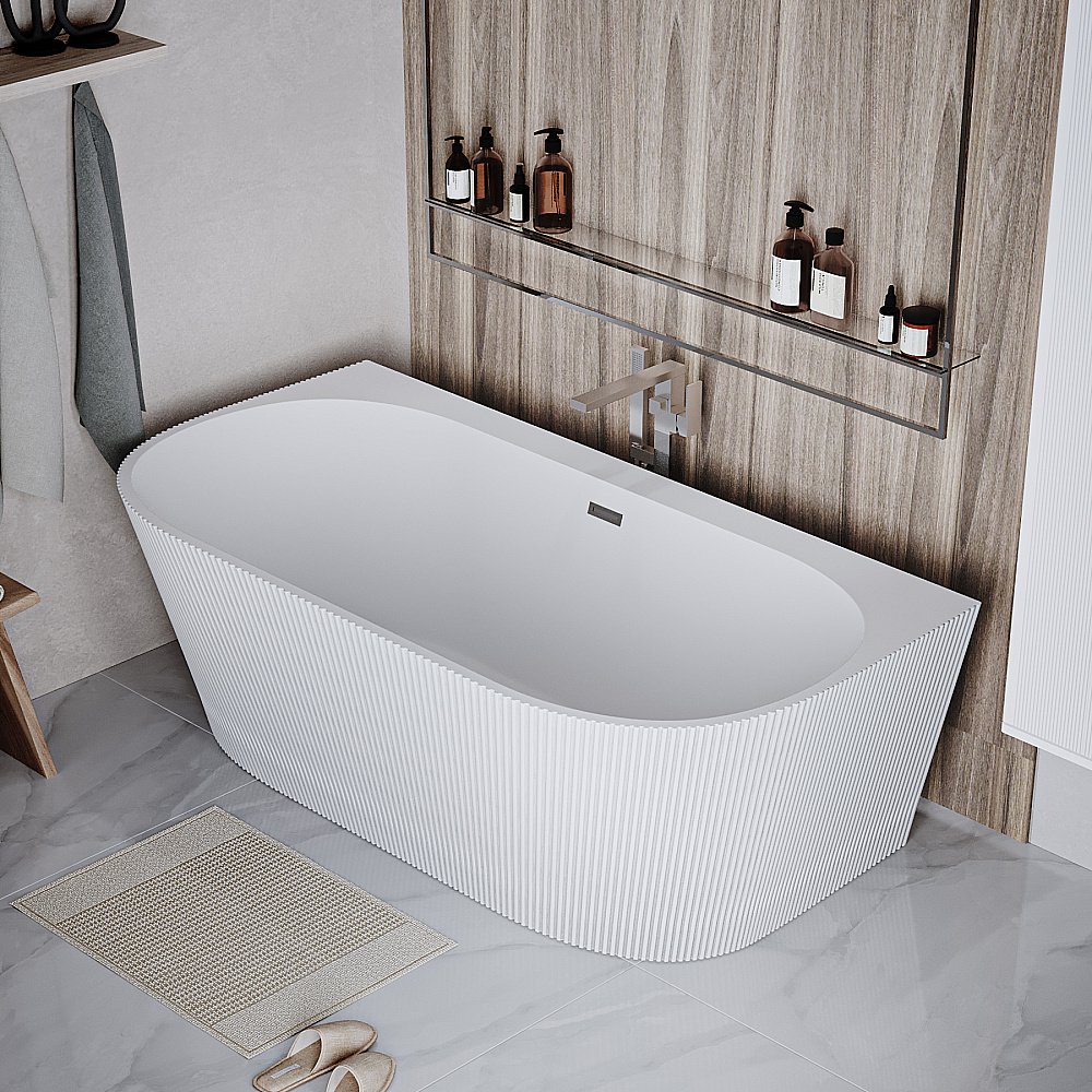 Ванна акриловая Grossman Cristal GR-17071M 170x80 белая матовая купить в интернет-магазине Sanbest