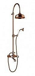 Душевая система Webert Karenina KA721208065 бронза купить в интернет-магазине сантехники Sanbest