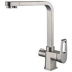 Смеситель для кухни Zorg Sanitary ZR 334 YF Сатин купить в интернет-магазине сантехники Sanbest