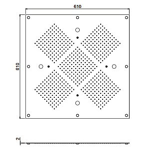 Верхний душ Carimali MyDream 23054XN-CRX купить в интернет-магазине сантехники Sanbest