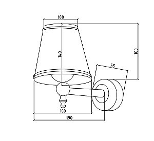 Бра Boheme 755 белое купить в интернет-магазине сантехники Sanbest