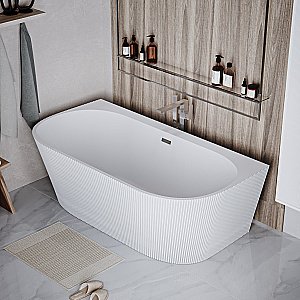 Ванна акриловая Grossman Cristal GR-17071M 170x80 белая матовая купить в интернет-магазине Sanbest