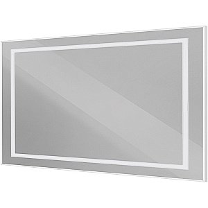 Зеркало BelBagno Kraft SPC-KRAFT-1400-800-SENS-AL сатин в ванную от интернет-магазине сантехники Sanbest