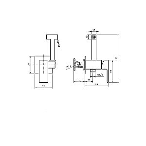 Гигиенический душ Rush Thira TR3635-99White белый матовый купить в интернет-магазине сантехники Sanbest