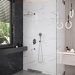 Душевая система Berges VENTAS 73009 хром купить в интернет-магазине сантехники Sanbest