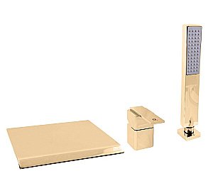 Смеситель на борт ванны RAV-Slezak LOIRA LR574.5YZ золото купить в интернет-магазине сантехники Sanbest