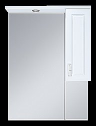 Зеркало со шкафом Misty Дива 65 П-Див04065-013П белый в ванную от интернет-магазине сантехники Sanbest