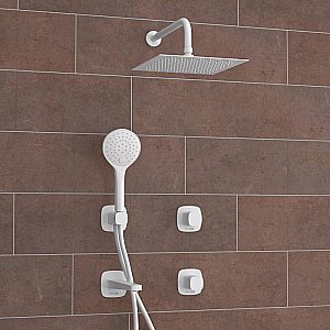 Душевая система WasserKRAFT Saale 9500 SET2851 белый Soft-touch матовый купить в интернет-магазине сантехники Sanbest