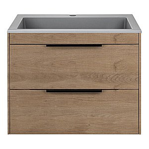 Тумба с раковиной Vincea Chiara 2D 600 N.Oak для ванной в интернет-магазине Sanbest