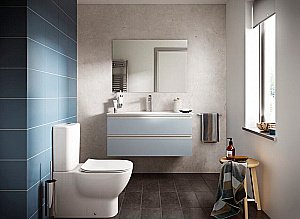 Унитаз напольный Ideal Standard Tesi T008201 с бачком T356801 белый, безободковый купить в интернет-магазине Sanbest