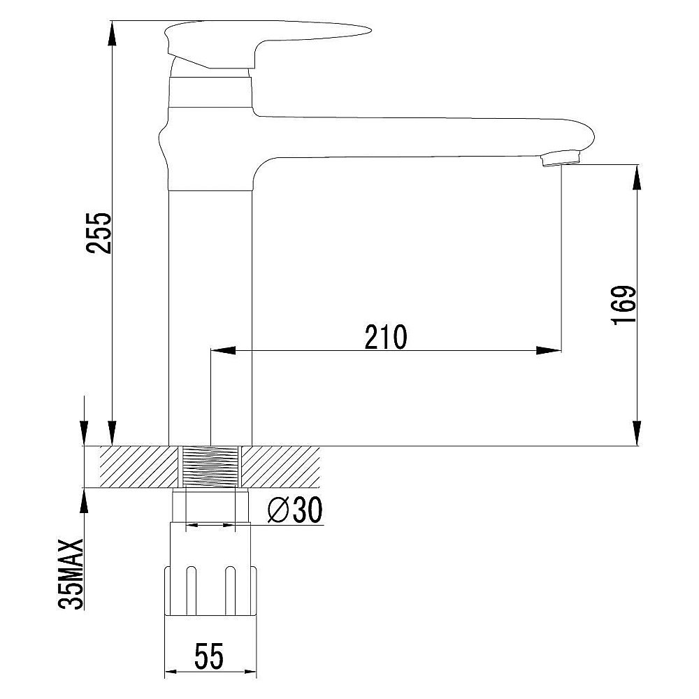 Смеситель для кухни Lemark Status LM4404C купить в интернет-магазине сантехники Sanbest
