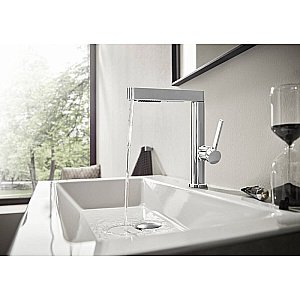 Смеситель для раковины Hansgrohe Finoris 76063000 хром купить в интернет-магазине сантехники Sanbest