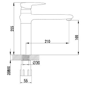 Смеситель для кухни Lemark Status LM4404C купить в интернет-магазине сантехники Sanbest