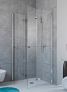 Душевой уголок Radaway Fuenta New KDD-B 90x90 с порогом, стекло прозрачное/профиль хром купить в интернет-магазине Sanbest