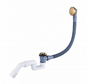 Слив-перелив для ванны Cezares CZR-STP3-BORO брашированное золото купить в интернет-магазине сантехники Sanbest