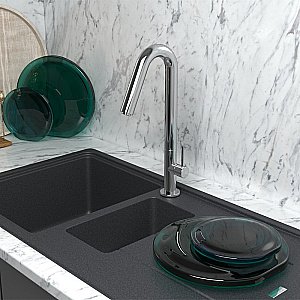 Смеситель для кухни PAINI Cox 78CR572USLMKM хром купить в интернет-магазине сантехники Sanbest